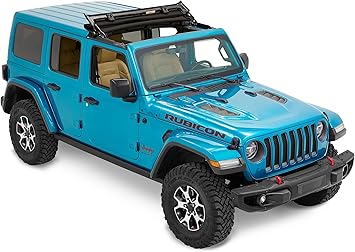 Bestop 5245417 Black Twill Sunrider for Hardtop 2018-Current Jeep Wrangler JL & Gladiator